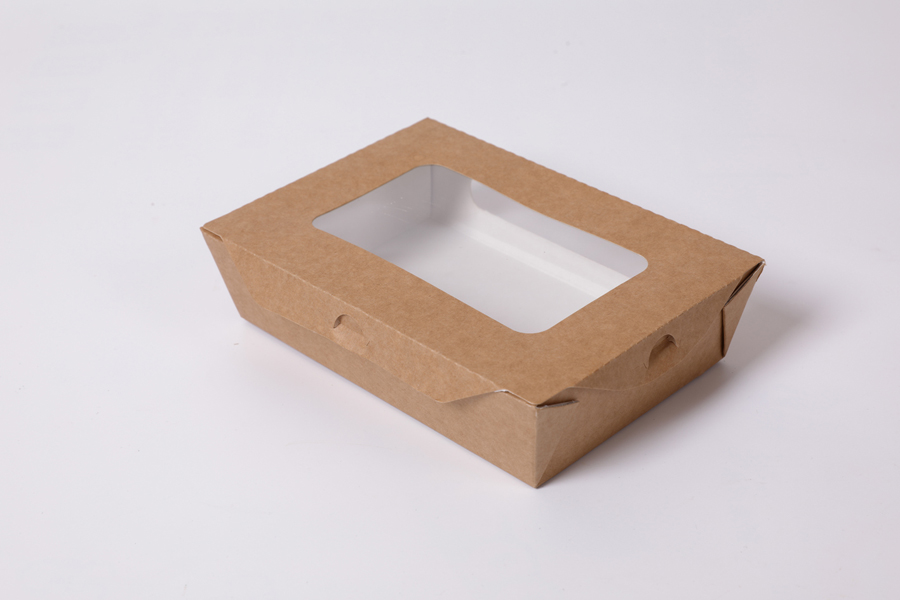 Salad box with window