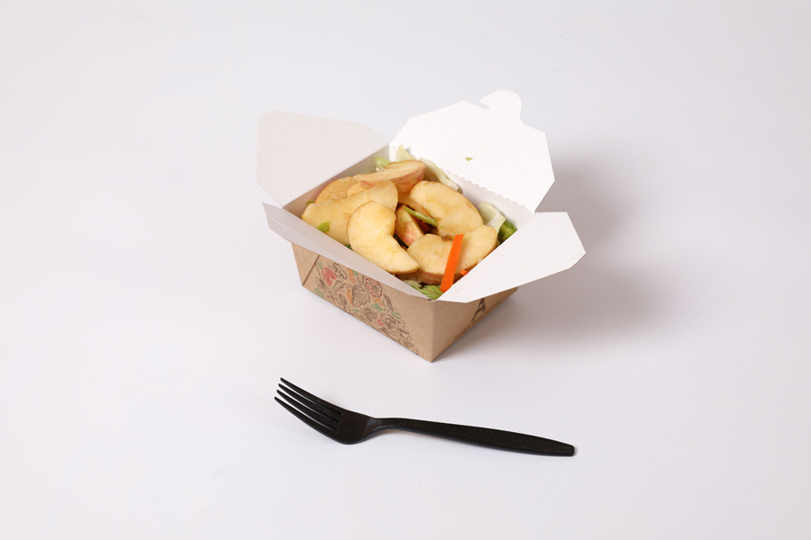 Two-color kraft box